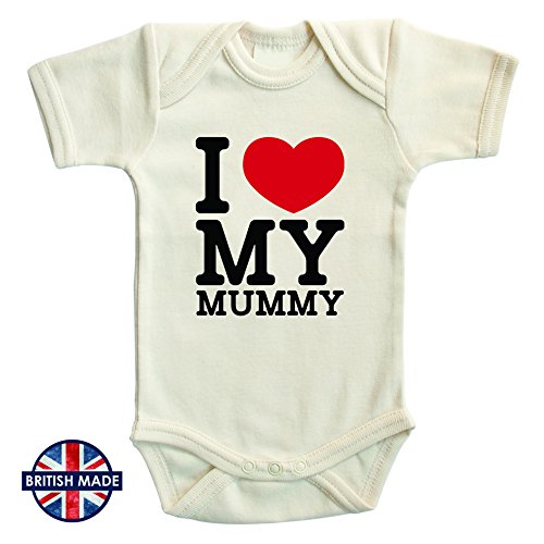 I Love My Mummy Baby Bodysuit with 100% supersoft cotton / Baby Gift / Unisex Bodysuit / Baby Girl / Baby Boy
