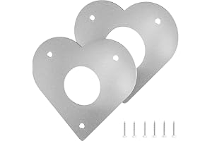 Orivin 2 st metallskyddsplatta för fågelbo, skyddsanordning för ingångshål 28 mm/32 mm inklusive skruvar