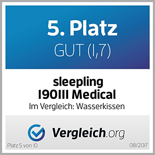 sleepling 190111 Medical Wasserkissen Mikrofaser 40 x 80 cm , weiß - 7