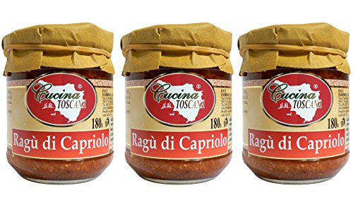 Ragù di Capriolo Produzione Artigianale Cucina Toscana - 180g