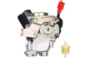 PUCKY PD18J Vergaser für 4-Takt GY6 50CC 139QMB 139QMA für Rex RS 400 / RS 450 / RS 460 /GY6 50cc