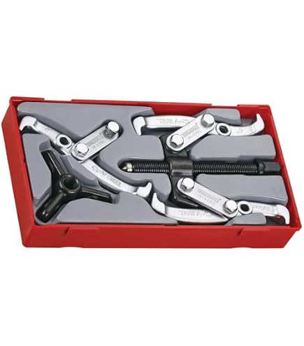 Plateau De Rangement Teng Tools - 4 Compartiments - Pour Vis, Boulons, Petits Outils - Avec Couvercle - S'emboîte Avec Le Système TC - 8