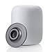 Produktbild Edelstahlständer für Apple HomePod Smart-Lautsprecher, Anti-Rutsch-Fußkissenhalter aus Metall für Apple-Lautsprecherzubehör Grau