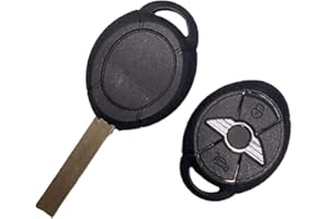 MAD PAINTS Replacement Remote Key Shell fit for MINI Cooper Remote Key Case Fob 2 Button