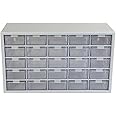 Alkon Polypropylene Component Organiser With Drawers (Aco25) Small Parts Storage|Jewellery|Pharmacy|Shop|Medicine|Nuts|Screws|Bolts|Diy|Clinic|Hospital|Multiple Drawers-25 Drawers