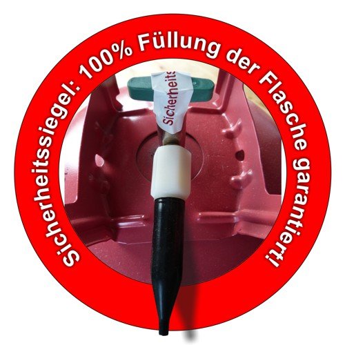 Helium Ballongas Set mit 55 roten Herz-Luftballons, Ballonband und Heliumflasche - 2