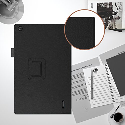 ELTD Alldaymall 10 Zoll / NPOLE NT101 Tablet Hülle Case, Ultra Schlank Smart Cover Tasche Schutzhülle Case für Alldaymall 10 Zoll / NPOLE NT101 (2017 Neues Modell) Tablet mit Standfunktion, Schwarz - 7