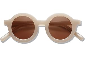 BABYMOCS Gafas de sol para bebé, 0 – 1,5 años, bioplasticas y polarizadas, redondas, sin BPA, 100% protección UV, diseño sueco