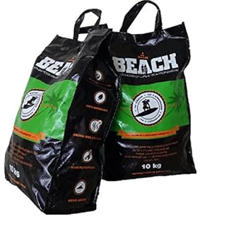 20 Kg Beach Kokos Grill Briketts Von Blacksellig Reine Kokosnussschalen Grillkohle Perfekte Profiqualitt Reach Registriert