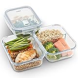 VIELSEITIG NUTZBAR - Geeignet für Mikrowelle, Backofen (ohne Deckel, bis zu 260°C), Gefrierschrank und Spülmaschine. Hergestellt aus lebensmittelsicherem Material ohne Verwendung von BPA. Abmessungen: L23 x B18 x H8 cm