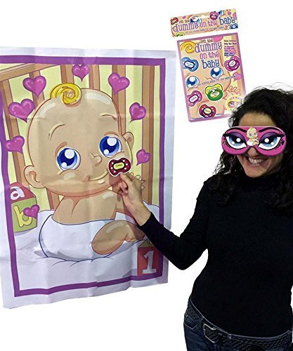 Alandra BPWFA-4205 "Baby Shower Pin the Dummy on the Baby" Game