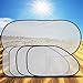 Produktbild baffect 5 x Auto Fenster Sonnenschutz Baby Auto Fenster Shades 1 hinten + 4 Seite Auto Sonnenschirme Bezug mit 12 Extra Saugnäpfe bietet maximale 99% schädlichen UV-Ray Schutz Universal Fit Kids und Haustiere