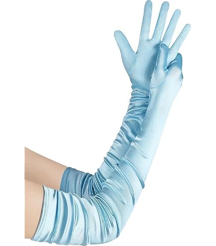 Guantes Largos De Lujo Para Adultos – Color Negro, Elegantes Y Glamurosos, Perfectos Para Disfraces Y Fiestas