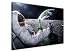Produktbild Leinwandbild, Kunstdruck, entspannter NASA-Astronaut mit Bier auf Mond mit Blick auf die Erde, Bilder, Raumdekoration, Druck, Home Art, Foto, Poster, canvas holz, 7- 30" X 20" (76CM X 50CM)