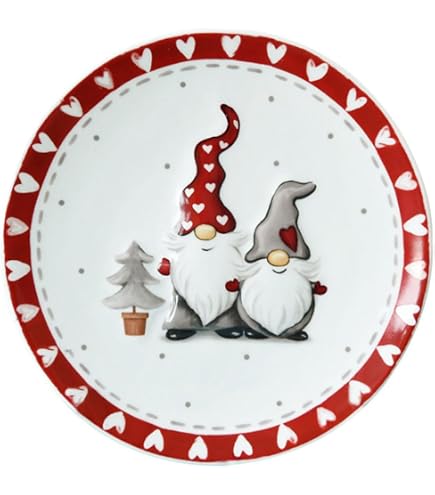 Assiette De Présentation Noël Flocon Argent - 33 Cm - Feeric Lights & Christmas