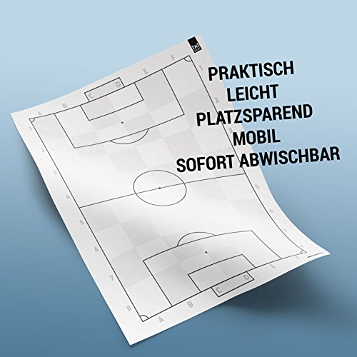 1x1SPORT Taktikfolie #FUSSBALL – Spielfeldfolien für Taktik, Aufstellungen, Spielzüge und Übungen - 4