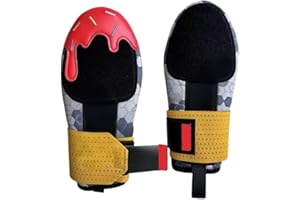 Histarstore5 Guante deslizante de béisbol universal para mano derecha o izquierda, guante deslizante de béisbol para jóvenes y adultos, neopreno, correa de compresión ajustable para la muñeca