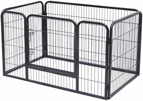 Jalano Cage Puppy D &amp; S Vertriebs GmbH Playpen for Dogs Cats Rabbits Garden Fence Set of 4