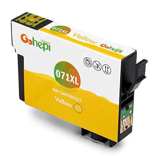 Gohepi T071XL Kompatibel für Tintenpatronen Epson T0711 T0712 T0713 T0714 T0715, 6 Schwarz/3 Blau/3 Rot/3 Gelb 15er-Pack Arbeiten mit Epson Stylus SX110 SX218 SX210 SX415 SX200 SX400 SX600FW SX205 SX410 SX215 SX510W SX100 SX405 S21, Epson Stylus DX4400 DX8400 DX7450 D92 D120 D78 DX5000 DX5050 DX7400 DX8450 DX4450, Epson Stylus Office BX300F BX610FW BX600FW BX310FN B40W - 5