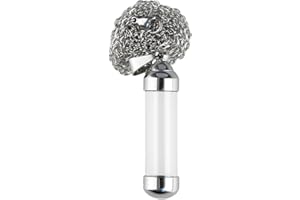 GroveEss Glass Bottle Necklace,Cylinder Urn Pendant with Stainless Steel Screw Cap,Cremation Jewelry Memorial Necklace for Urn Keepsake Ashes Hair