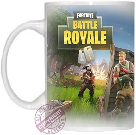 Fortnite Battle Royale Save The World Ceramic 11oz Coffee Tea Mug from our Ceramic Mug Range, A unique Birthday or Christmas stocking filler gift idea.