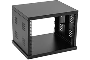 ROADINGER Rack 19 Pouces 10 UH Omnitronic SR-19 Acier avec roulettes