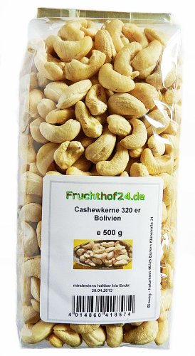Preisvergleich Produktbild Cashewkerne -320er - unbehandelt - 5 kg
