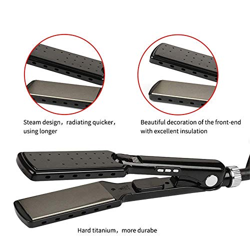 Titanium Hair Straightener 7 Shape Unique Appearance Electric Splint Fast Heating Straightener Black reviews Titanium Hair Straightener 7 Shape Unique Appearance Electric Splint Fast Heating Straightener Black