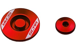 Kit Motorkappen Zünddeckel RMZ 250 RMZ 450 RM-Z RM-Z250 RM-Z450 SCAR – Rot