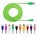 Produktbild Maju v2 Micro USB Kabel Ladekabel Datenkabel Handy Tablet Samsung HTC LG Huawei Ladegerät (1 Meter, Blau)