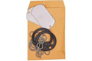 Mil-Tec US oryginalny zestaw nieśmiertelników polerowanych z tłumikiem