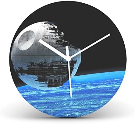 Death Star Wars clock 12" LP Vinyl Record Wall Clock Gift Present Icon Christmas Gift