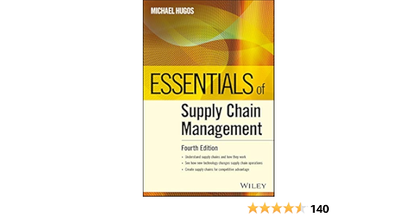 Essentials Of Supply Chain Management Hugos Michael H Amazon De Bucher