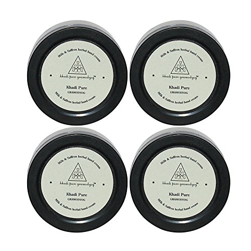 Khadi Pure Herbal Milk & Saffron Hand Cream with Sheabutter - 50g (Set of 4) RS.390 (33.00% Off) - Amazon