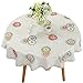 Produktbild Tischdecke Runde Tuch Gartentisch Pad wasserdicht anti-heiß Anti-Öl , 001 , Diameter 120cm