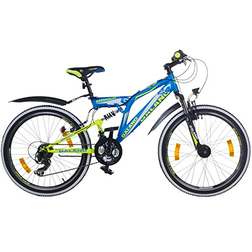 24 Zoll MTB Fully Galano Adrenalin DS Mountainbike STVZO Jugendfahrrad B-WARE - 2