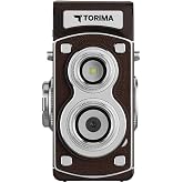 Mini Retro Dijital Fotoğraf Makinesi Video Kamera 1080P CMR44 Kahverengi
