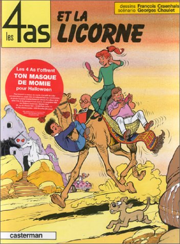 couverture de : Les 4 as et la licorne