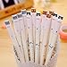 Produktbild Nette Katze Gel Stift 0,38 mm Kawaii Rollerball Schreibstifte für Büro Schreibwaren Supplies Studenten Kinder Geburtstag Zurück in die Schule Weihnachten Weihnachtsgeschenk Satz von 12 schwarze Tinte