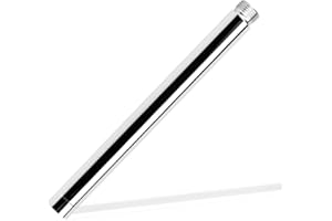 OLRWSLG Dusch Verlängerungsrohr Edelstahl Dusche Extension Tube Handbrause Extender Duschkopf Verlängerungsarm Badzubehör mit Verchromung G1/2inch für Anschluss an Dusche, Schlauch (20cm)