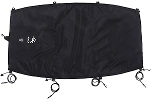 TYTOGE Spray Deck Kayak, Kayak Cockpit Drape Cover Waterproof Cockpit Cover Kayak Canoe Cockpit Accessories for Boating (S)