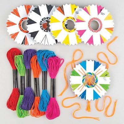 Baker Ross Bracelets de l'amitié tressés à confectionner – Kits de loisirs créatifs que les enfants pourront créer et offrir (Lot de 4)