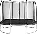 Price comparison product image Plum® NEW 11ft Square Outdoor Trampoline with Enclosure Safety Net (Black)