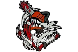 Amasukami Anime characters Pochita odznaka Denji A, Metal