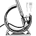 Produktbild iPhone Dockingstation, SINJIMORU iPhone Ladestation / Standfuß für iPhone 7/ 7 Plus/ 6/ 6 Plus/ SE/ 5/ 5c/ iPod touch mit Lightning-Kabel (kein MFI). Sync Aluminium Ständer, iPhone Paket, Schwarz.