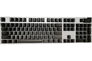 Feicuan Universal 104 Keyset Keycap ABS Colorful Backlit Replacement Key Cap Cover für Mechanische Tastatur - Schwarz