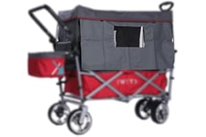 IMLEX Vorhänge Zubehör für Bollerwagen IM-BW4268 seitlicher Sonnenschutz