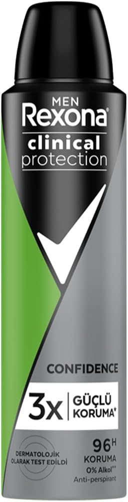 Rexona Men Clinical Protection Erkek Sprey Deodorant Confidence 150 ml