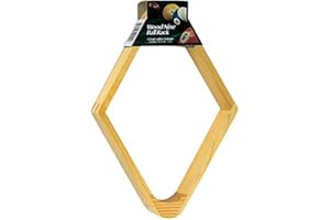 Viper Wood 9 Ball Billiard Rack, Scaffale per 9 Palle da Biliardo in Legno Unisex, Quercia