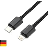 Woyax by Deji Braided iPhone Charging Cable 11 12 13 14 Pro Plus Max 6 7 8 X Xs Type-c To Lightning 120cm